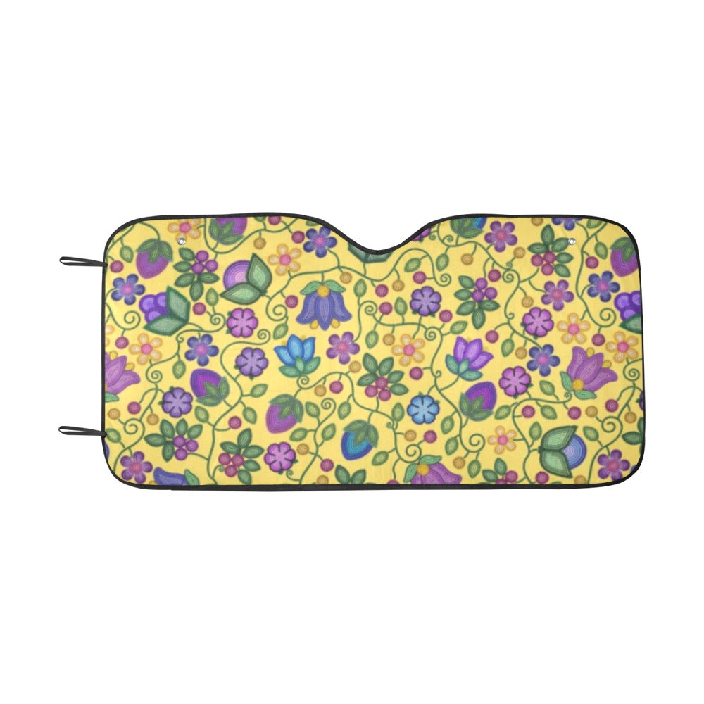 Bloom Uplift Yellow Car Sun Shade 55"x30"