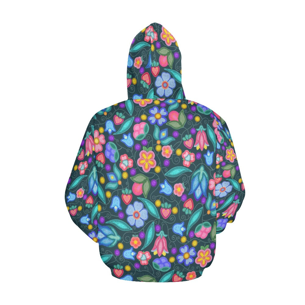 Sweet Offering Dark Teal Hoodie for Men (USA Size)