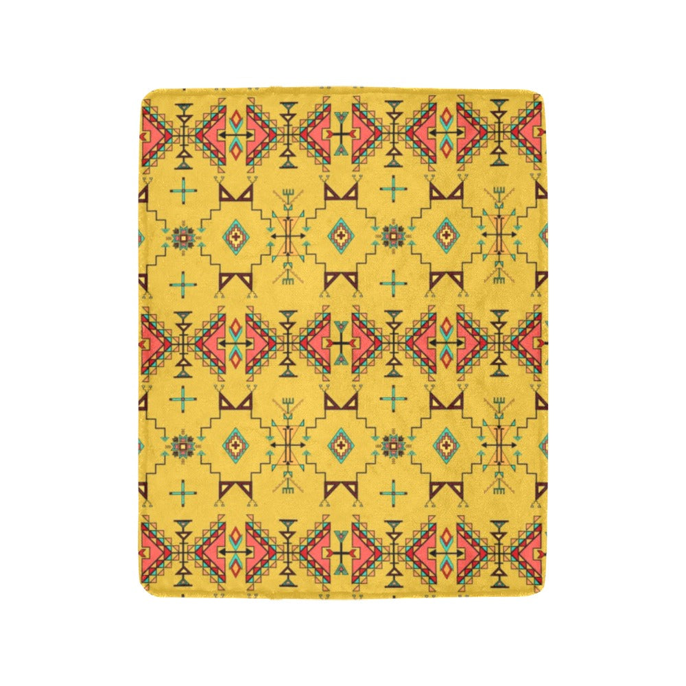 Thunder Flight Yellow Ultra-Soft Micro Fleece Blanket 40"x50"