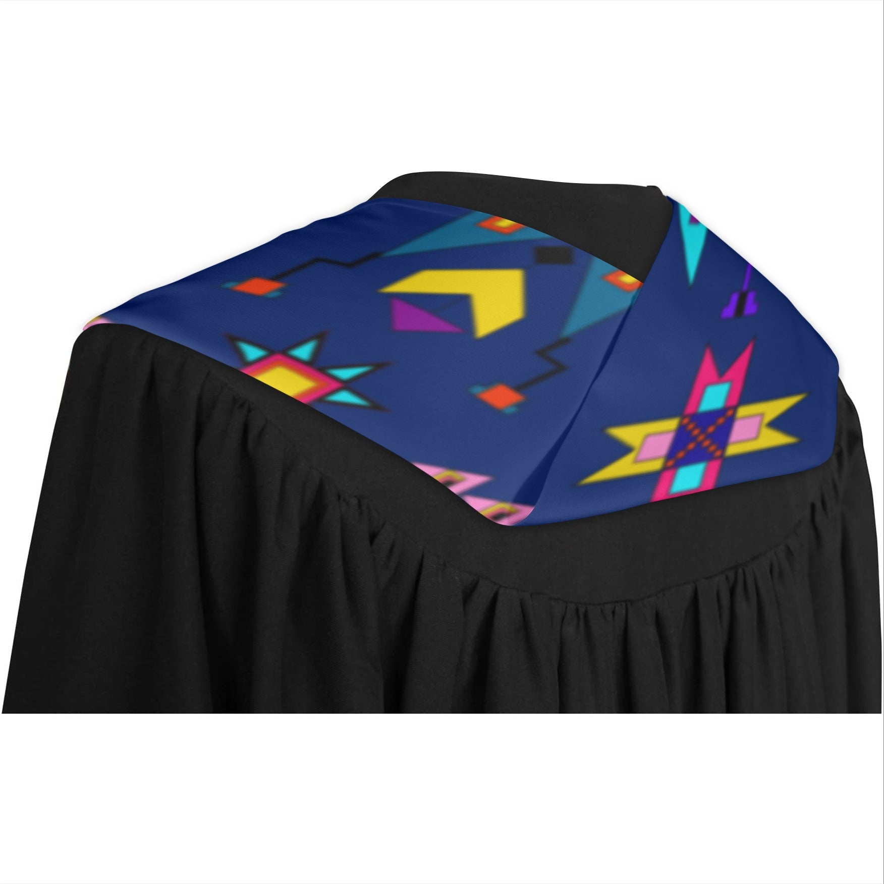 Enemy Territory Dark Navy Graduation Stole
