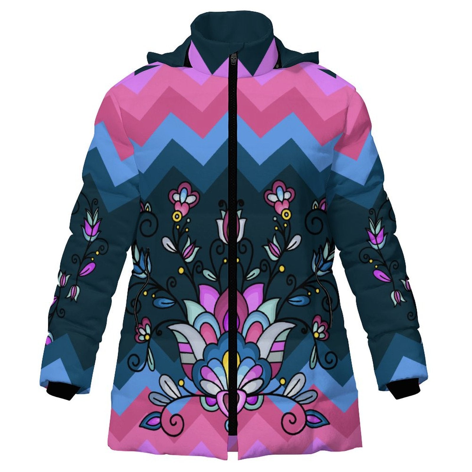 Autumn Bundle Blessing Women's Hooded Puffer Coat