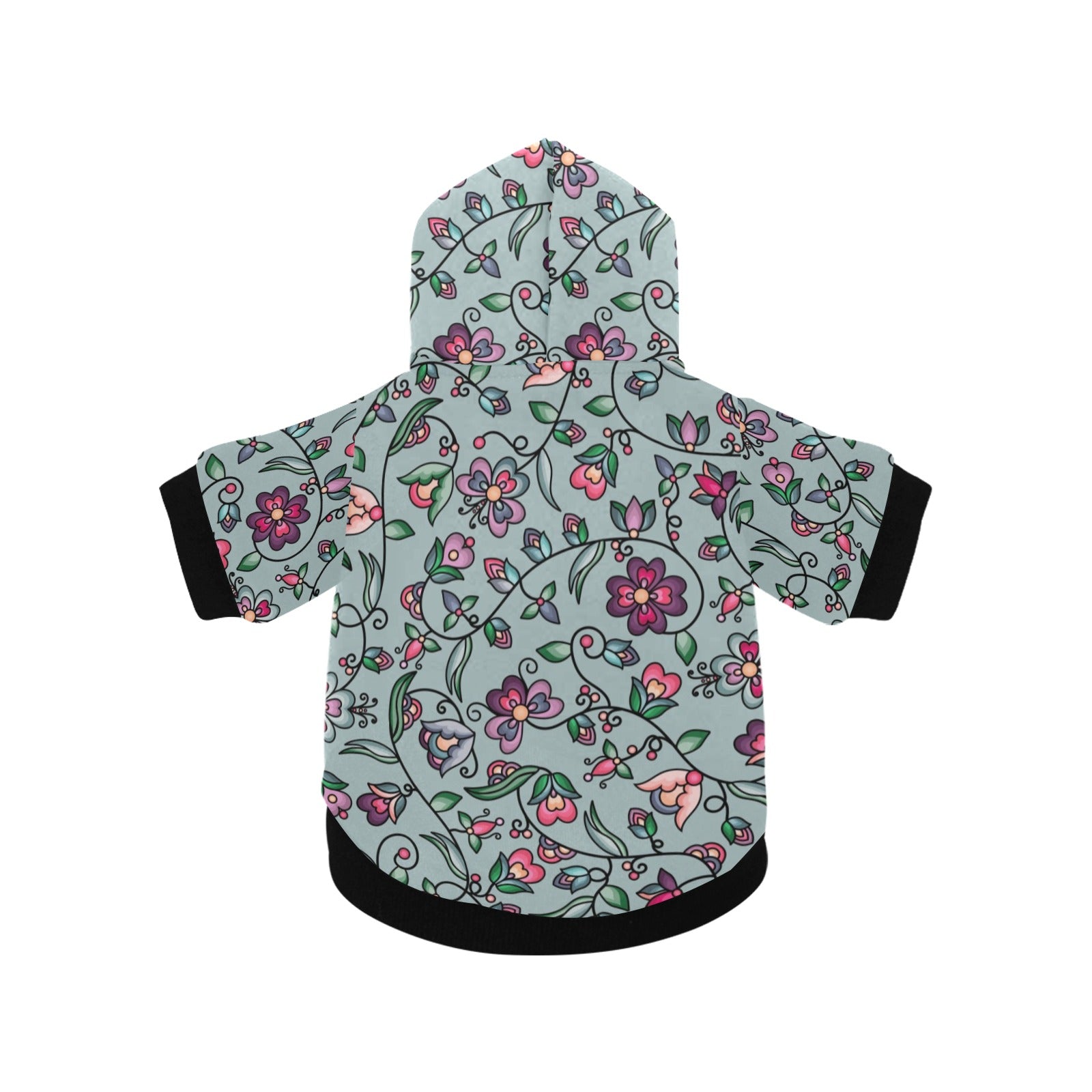 Amber Evening Garland Turquoise Pet Dog Hoodie