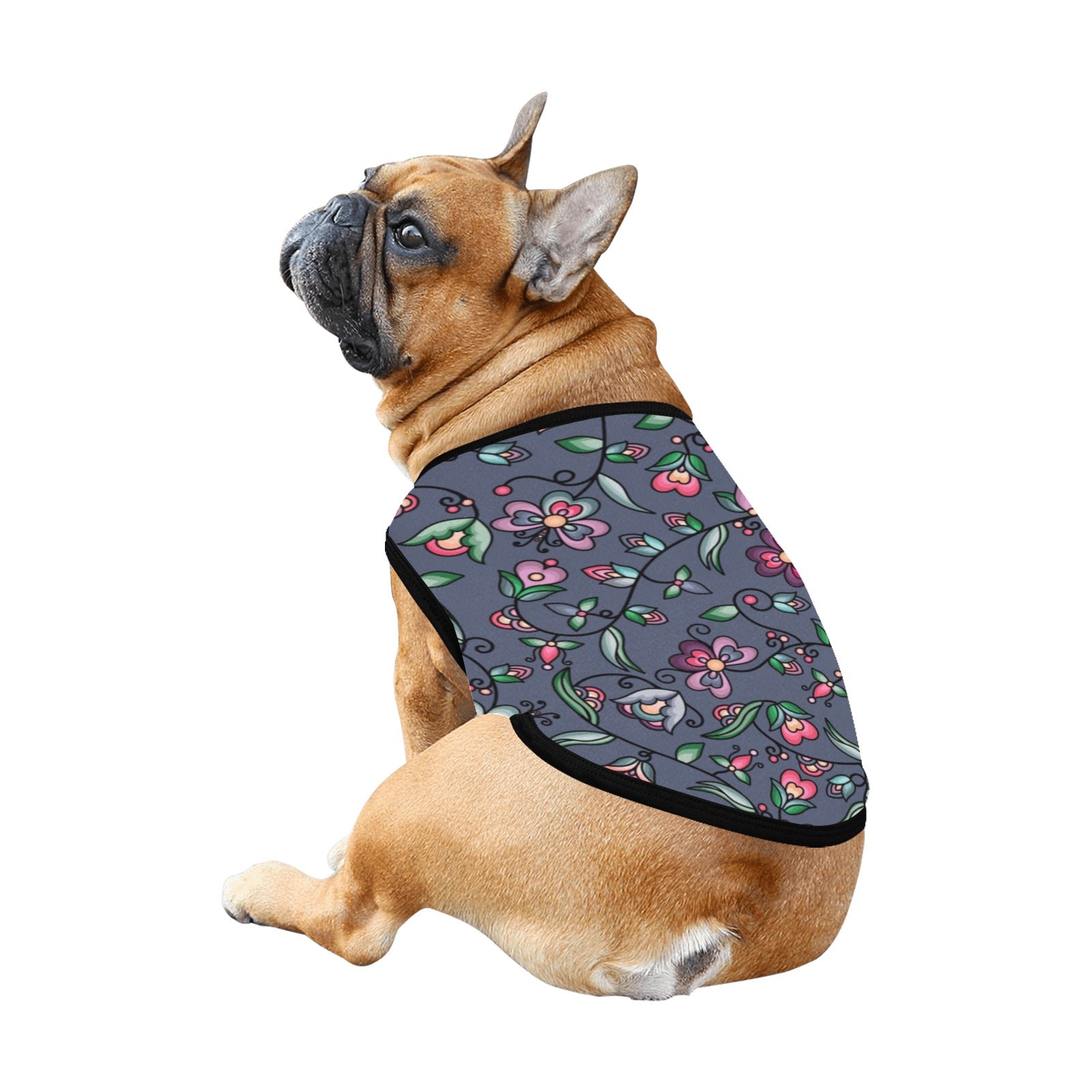 Amber Evening Garland Blue Pet Tank Top