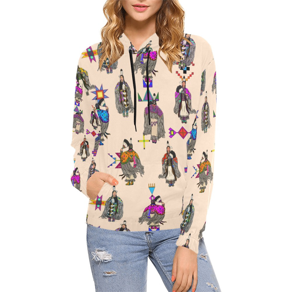 Women's Tradish Dancers  Muslin Hoodie for Women (USA Size)