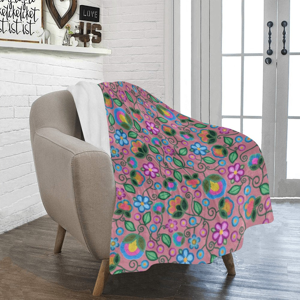 Turquoise Sunbeam Peach Ultra-Soft Micro Fleece Blanket 40"x50"