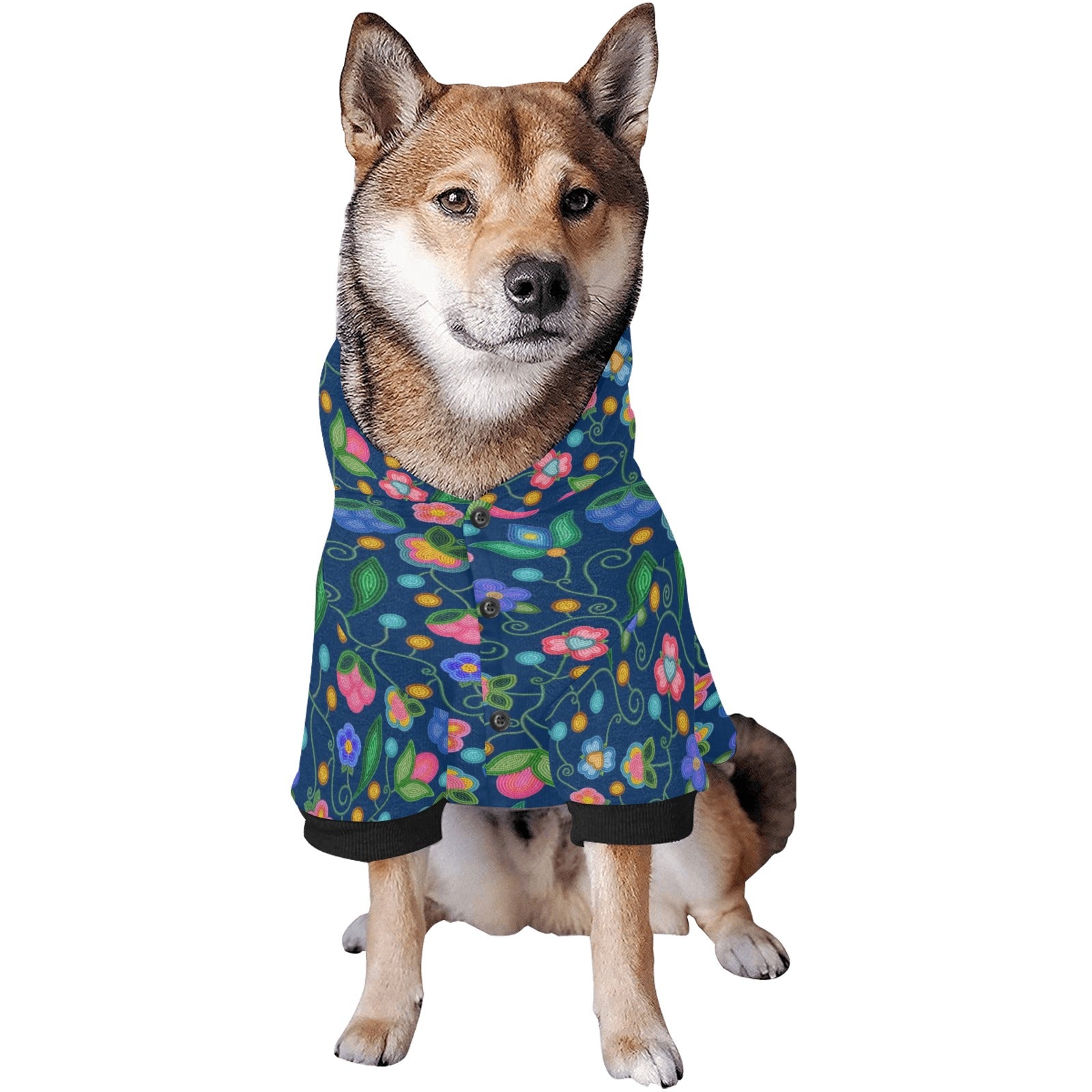 Skyberry Serenade Navy Pet Dog Hoodie