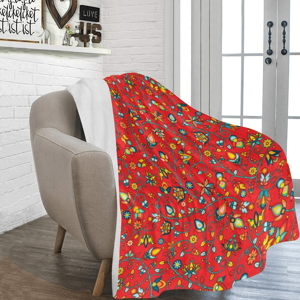 Thorny Path Red Ultra-Soft Micro Fleece Blanket 60"x80"