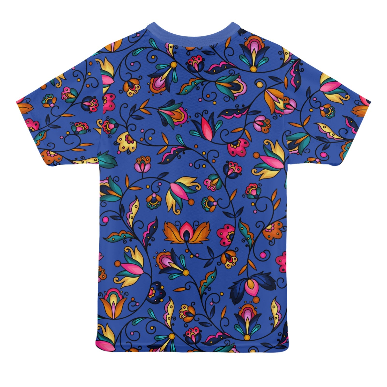 Copper Prairie Petals Blue T-shirt for Women