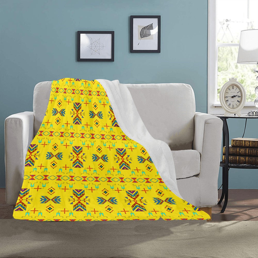 Rainbow Chief Rainbow Yellow Ultra-Soft Micro Fleece Blanket 40"x50"