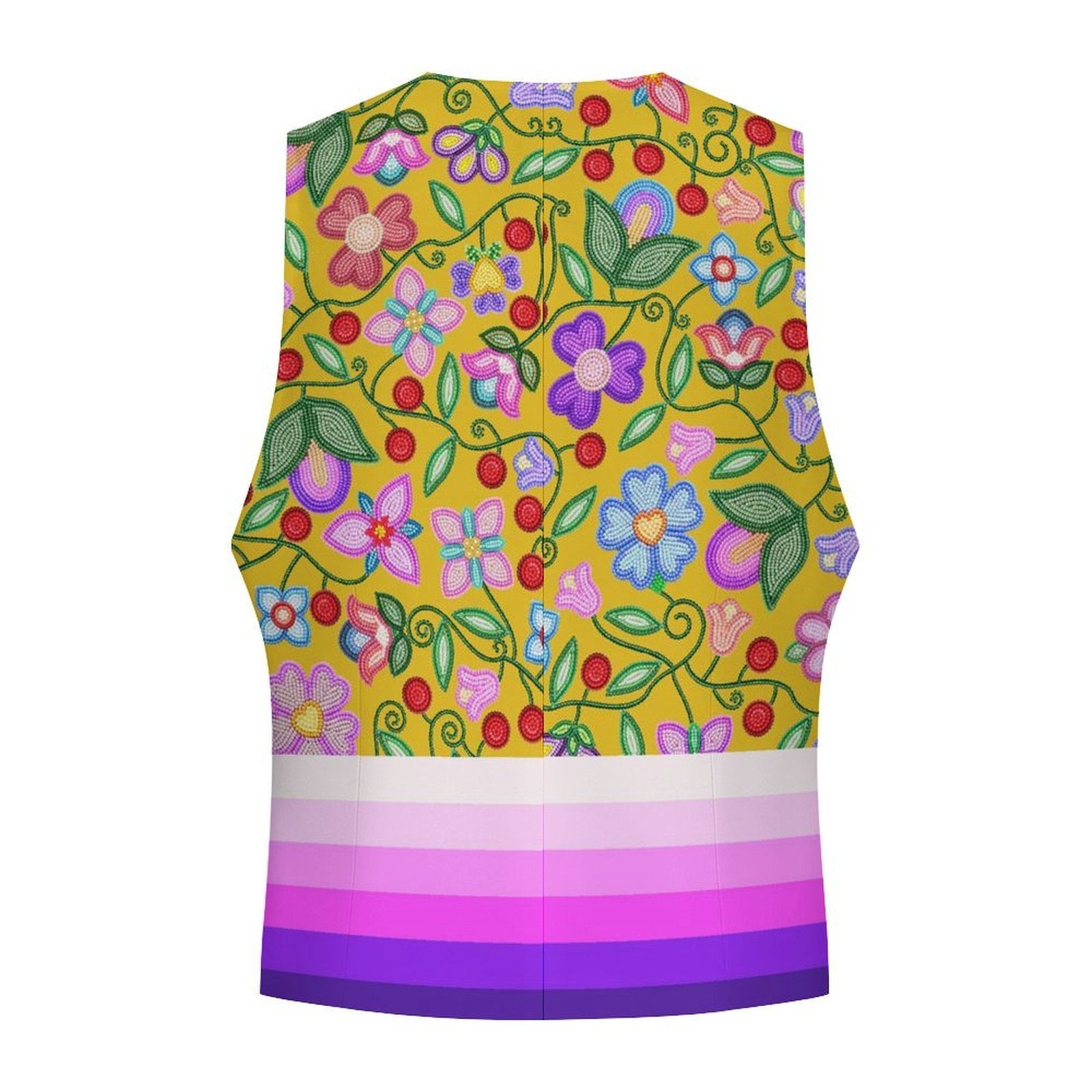 Petal Harmony Women's Sleeveless Suit Vest