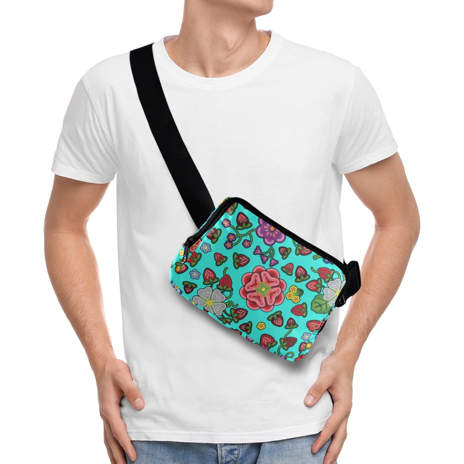 Berry Pop Turquoise Belt Bag