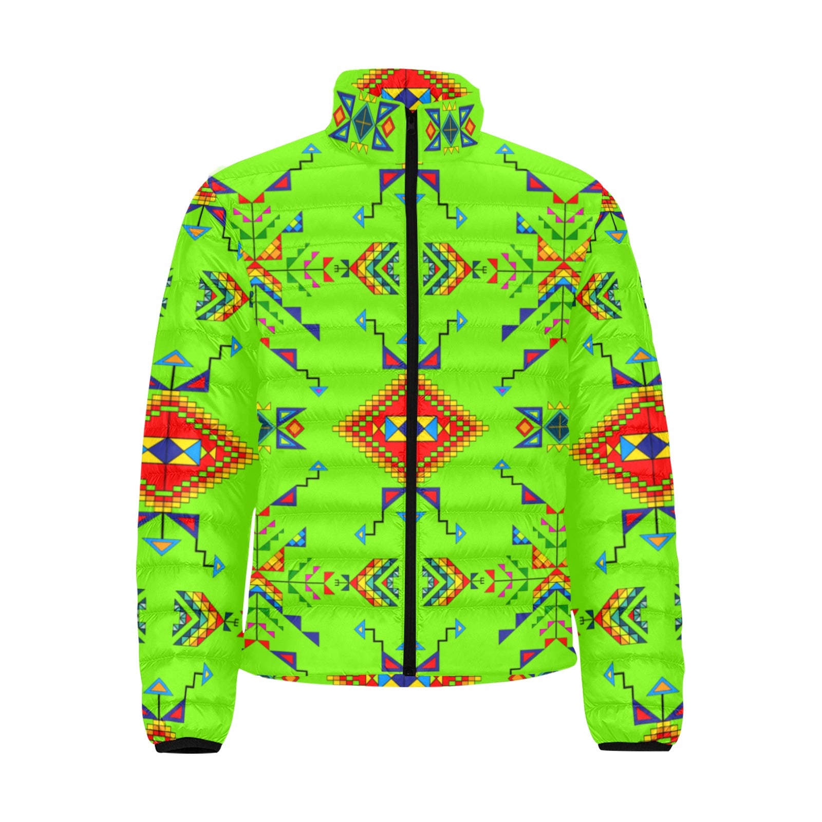 Buffalo Jump Neon Green Men's Padded Jacket