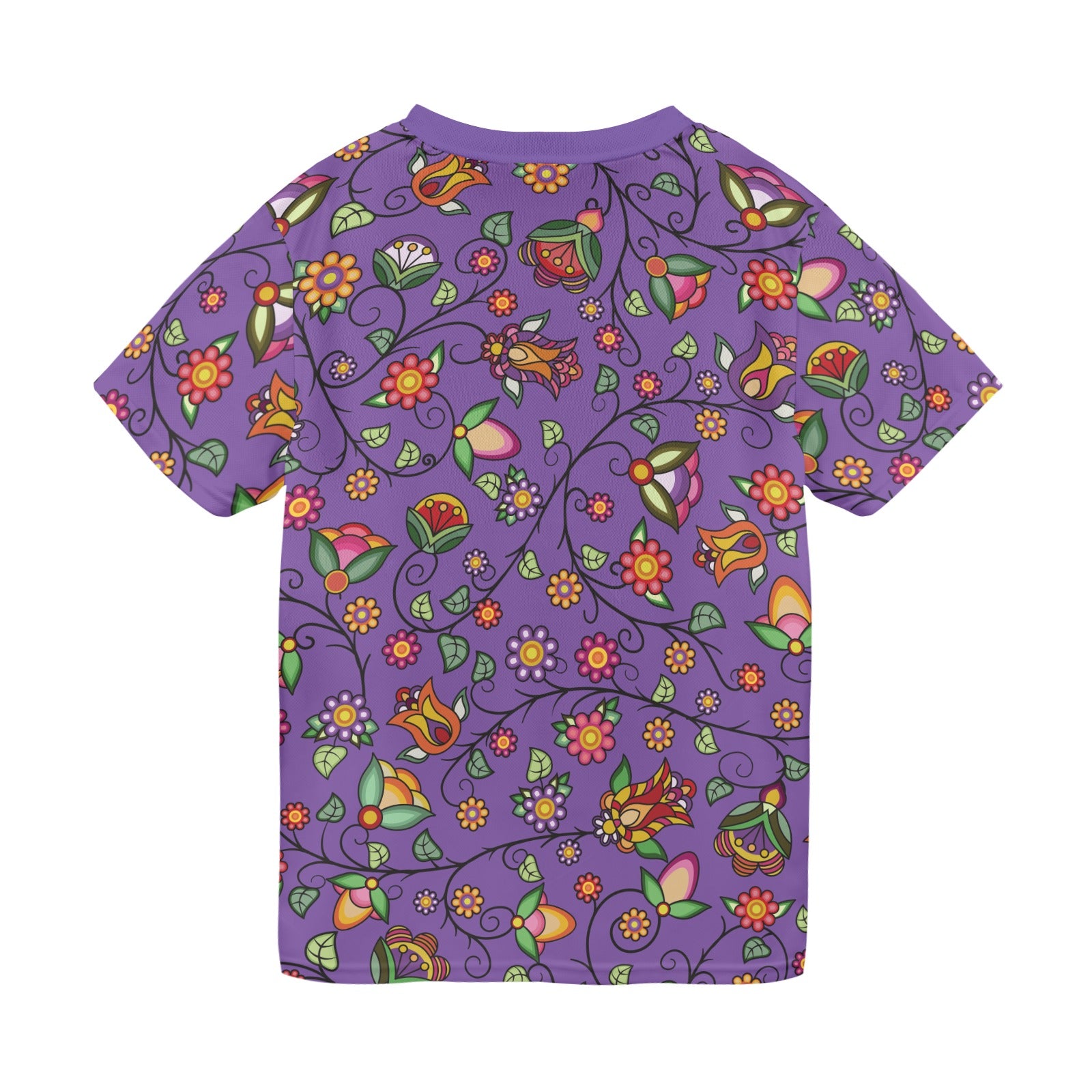 Heartbeat Petals Purple T-shirt for Men
