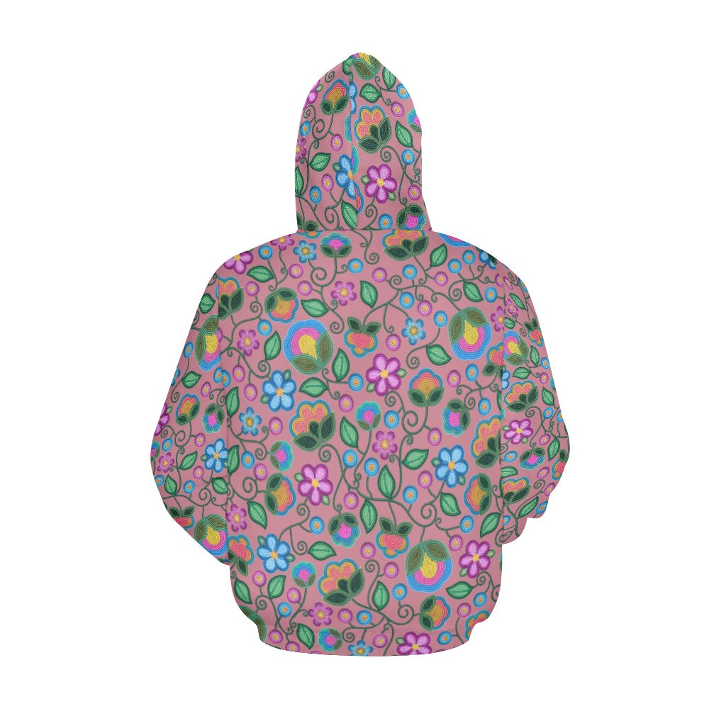 Turquoise Sunbeam Peach Hoodie for Men (USA Size)