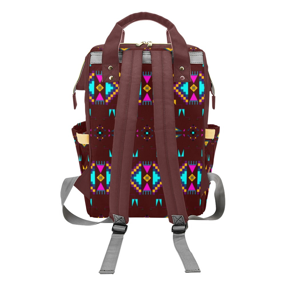Rite of Passage Pemmican Berry Multi-Function Diaper Backpack/Diaper Bag