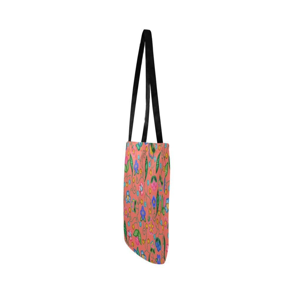 Skyberry Serenade Peach Reusable Shopping Bag (Two sides)