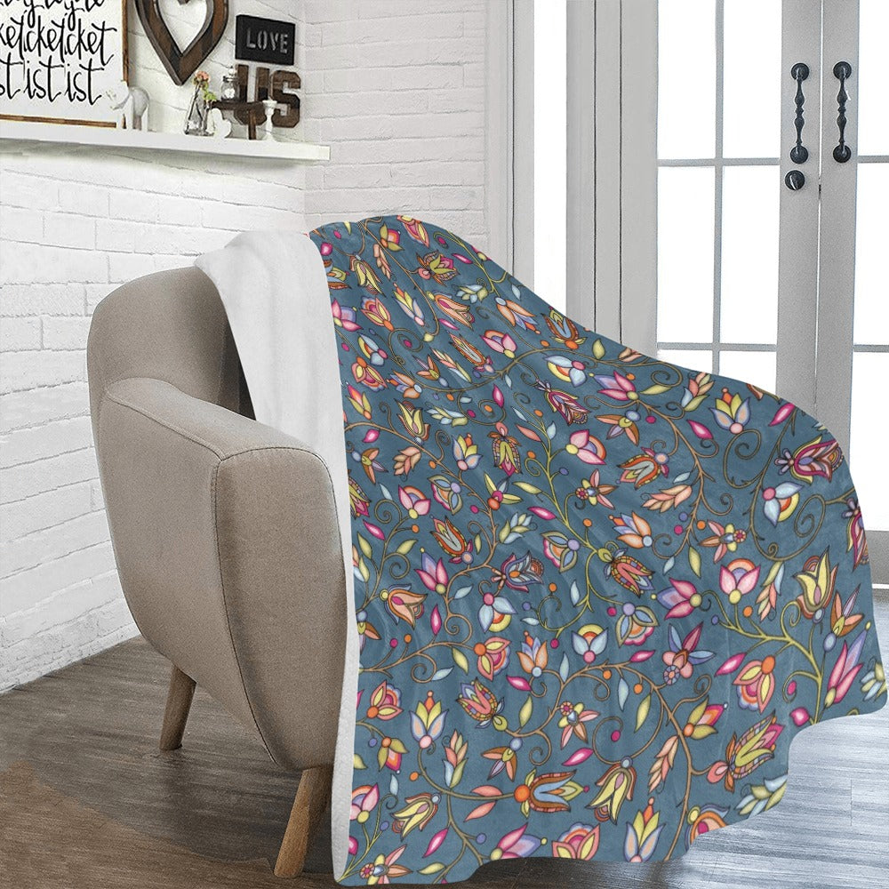 Buffalo Bloom Rainstorm Ultra-Soft Micro Fleece Blanket 60"x80"
