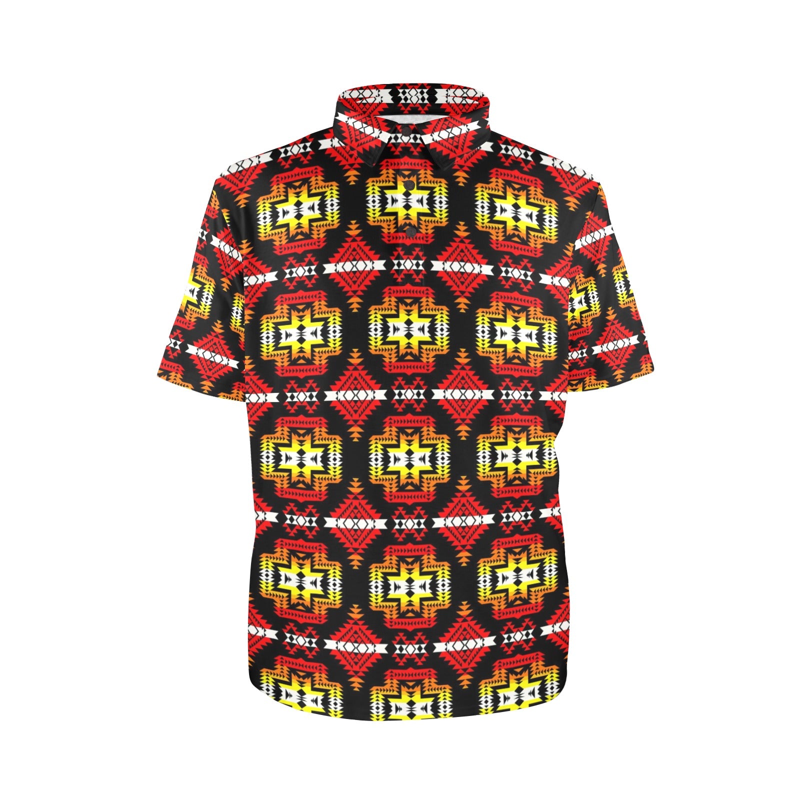 Pretty Blanket Fire Polo Shirt