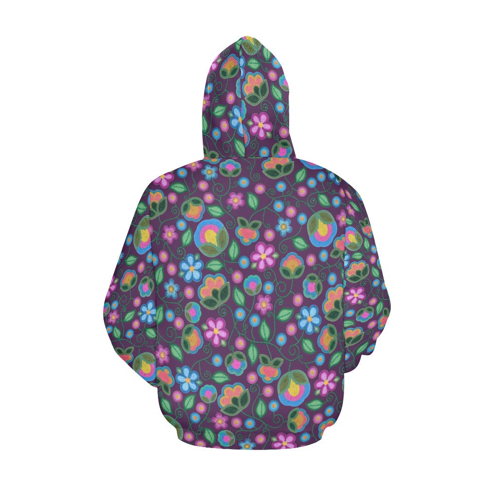 Turquoise Sunbeam Violet Hoodie for Men (USA Size)
