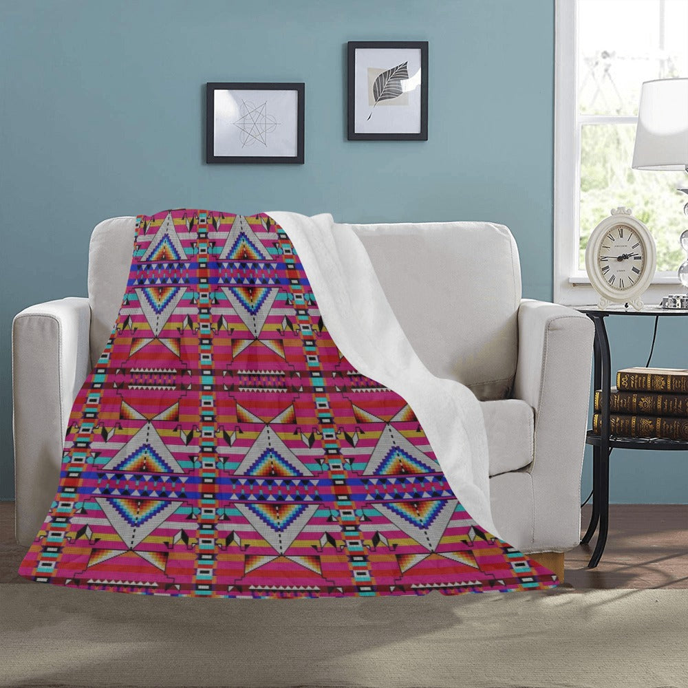 Medicine Blessing Pink Ultra-Soft Micro Fleece Blanket 50"x60"