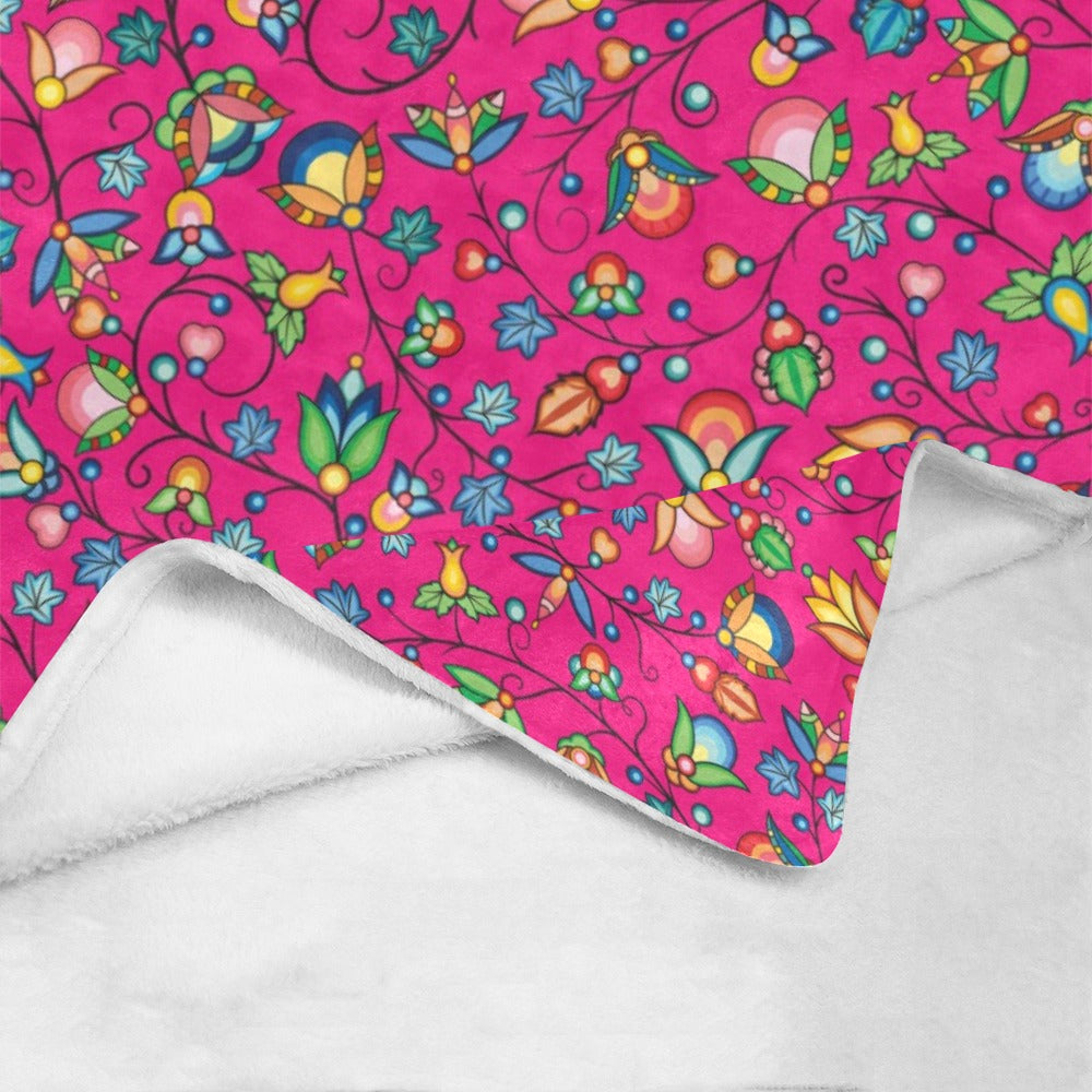 Prairie Plains Spirit Pink Ultra-Soft Micro Fleece Blanket 60"x80"