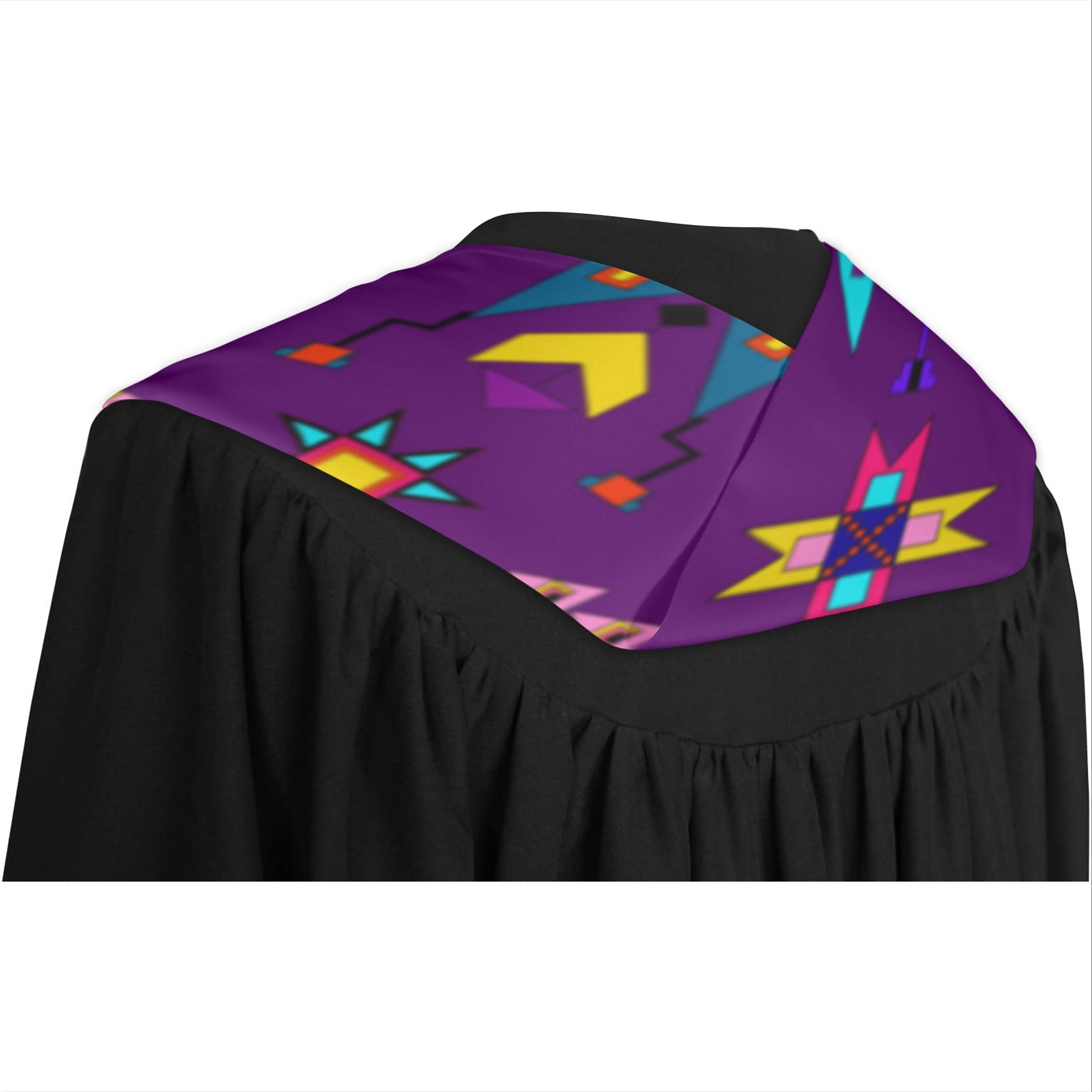 Enemy Territory Berry Graduation Stole