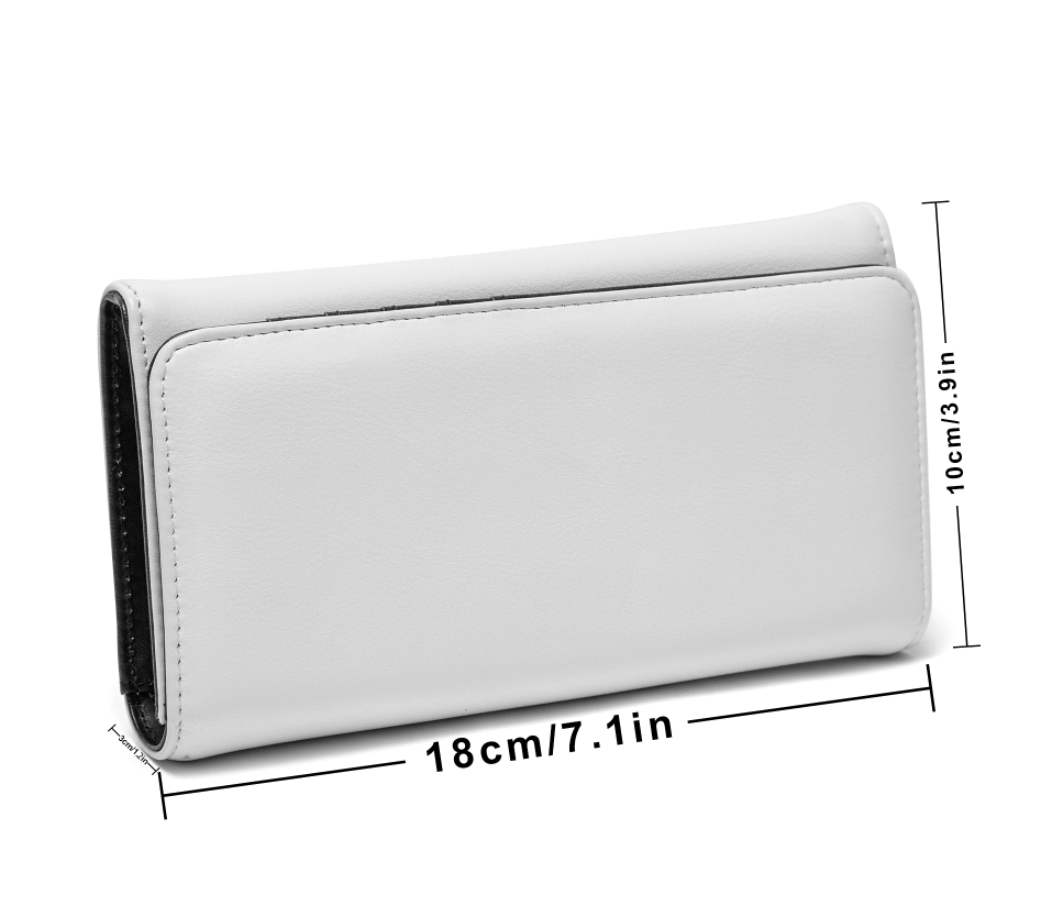 Berry Pop White Foldable Wallet