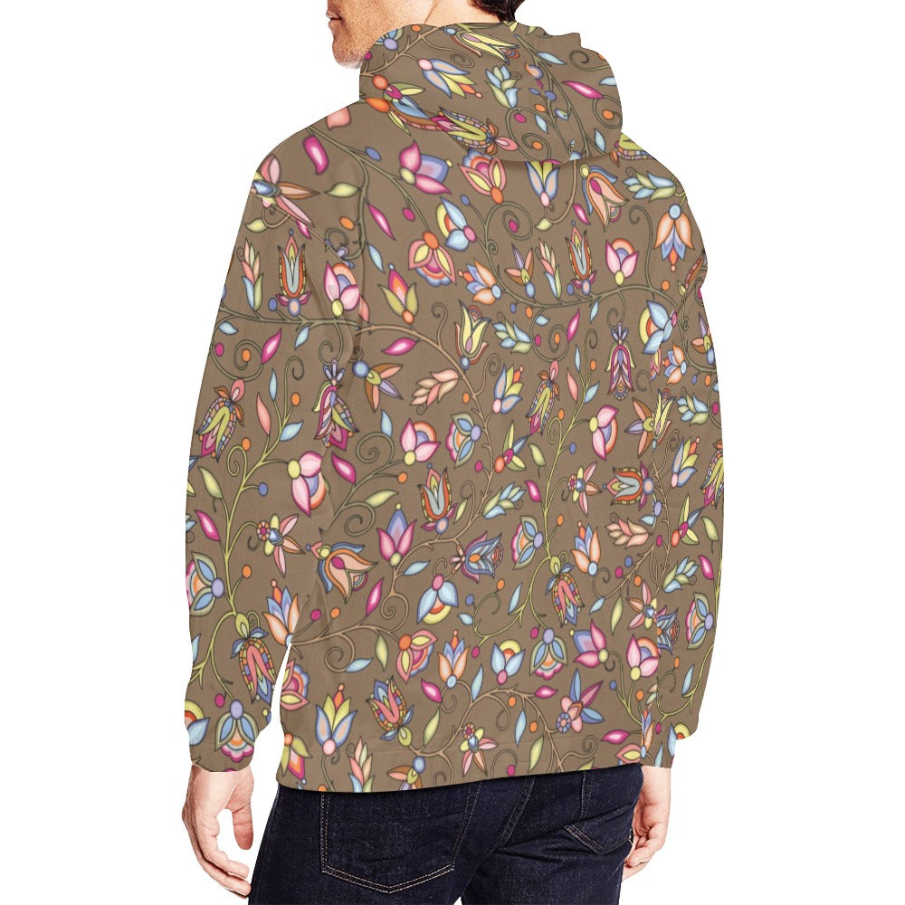 Buffalo Bloom Earth Song Hoodie for Men (USA Size)
