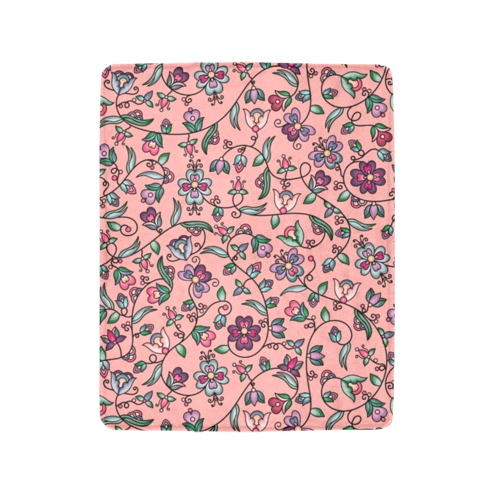 Amber Evening Garland Peach Ultra-Soft Micro Fleece Blanket 40"x50"
