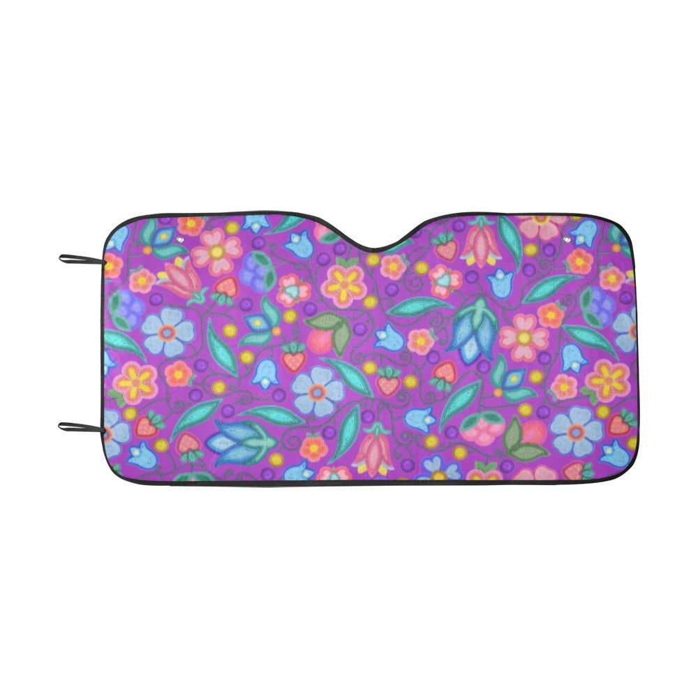 Sweet Offering Purple Car Sun Shade 55"x30"
