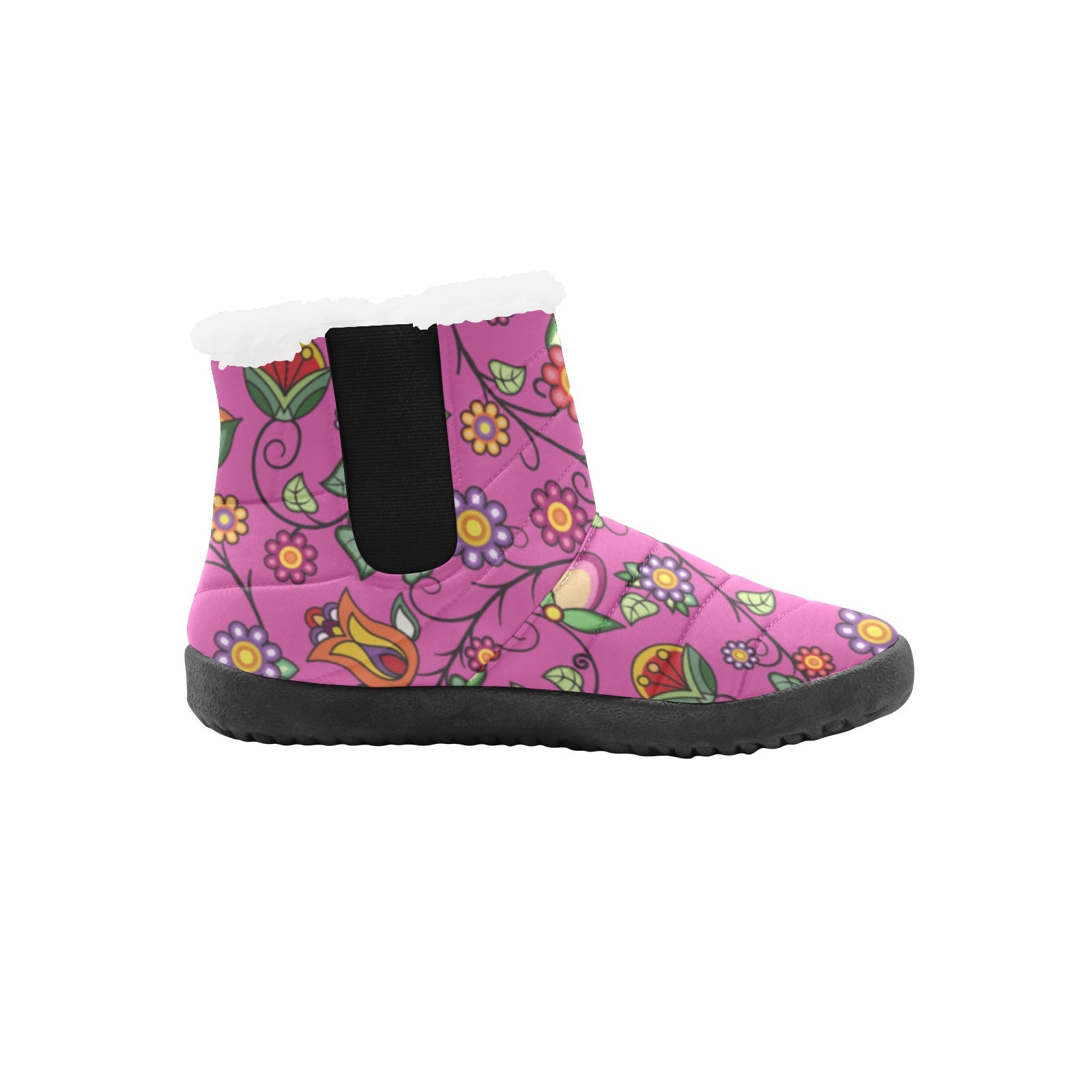 Heartbeat Petals Pink Men's Padded Winter Boot