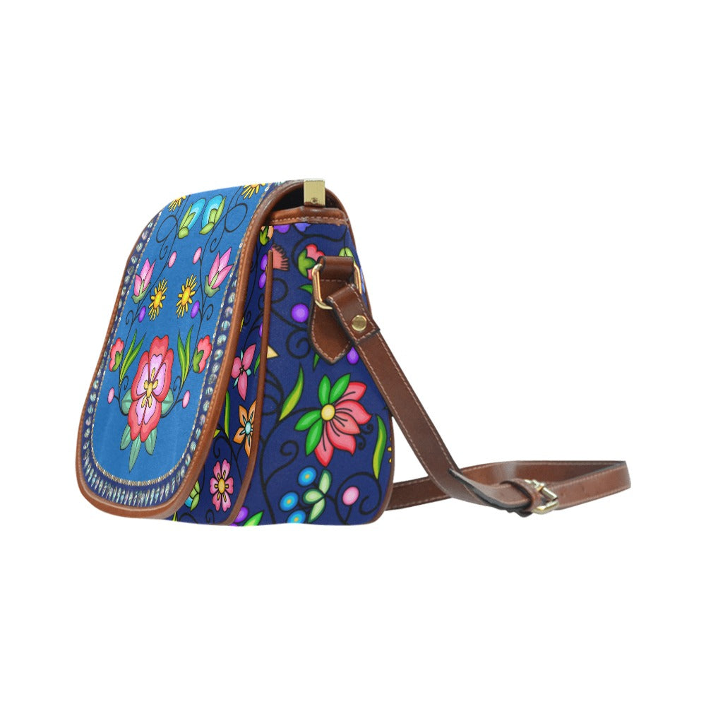 Grandmother Legacy Dark Blue Saddle Bag/Large