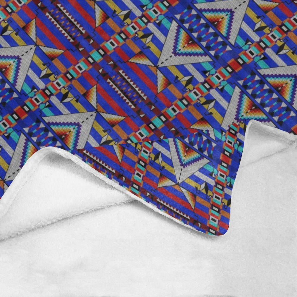 Medicine Blessing Blue Ultra-Soft Micro Fleece Blanket 50"x60"