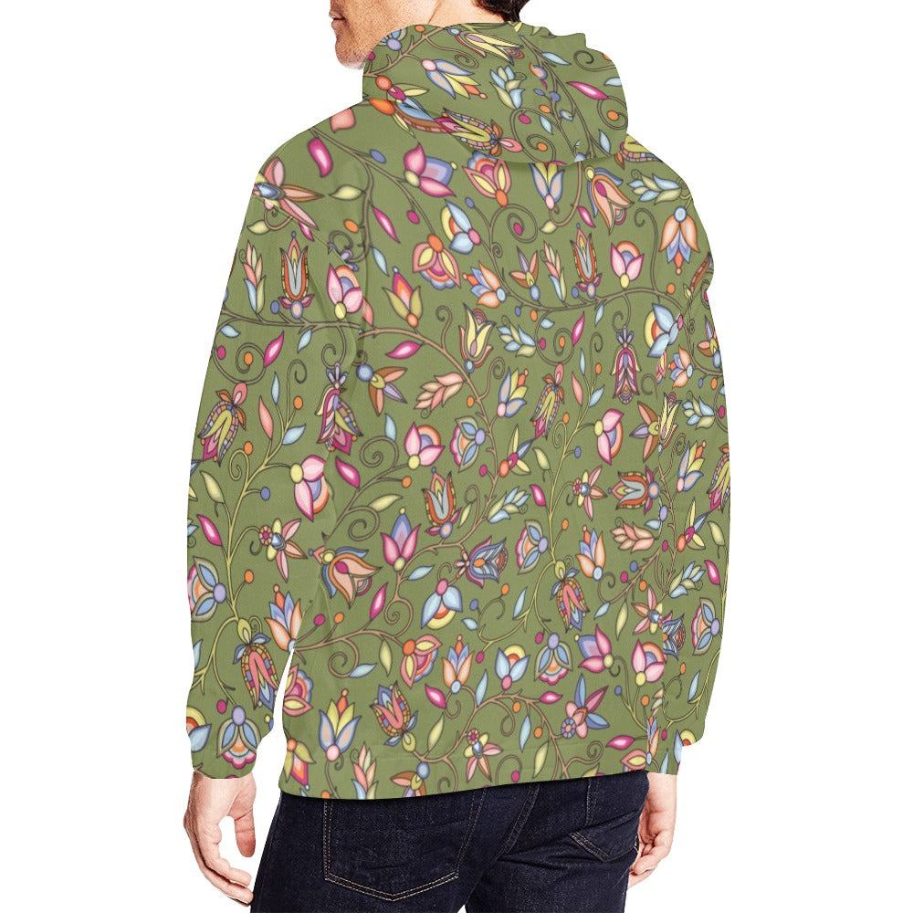 Buffalo Bloom Sage Hoodie for Men (USA Size)