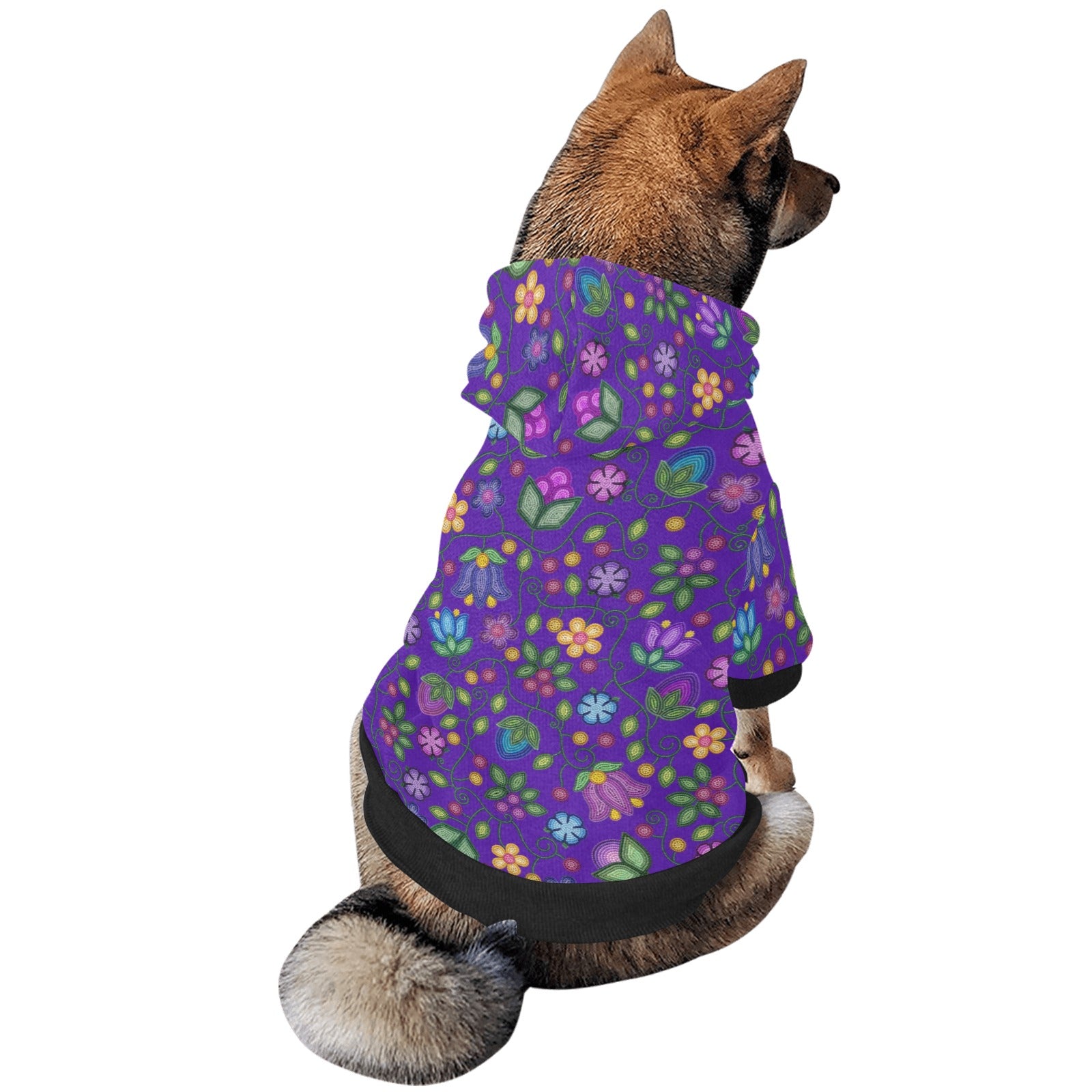 Bloom Uplift Indigo Pet Dog Hoodie