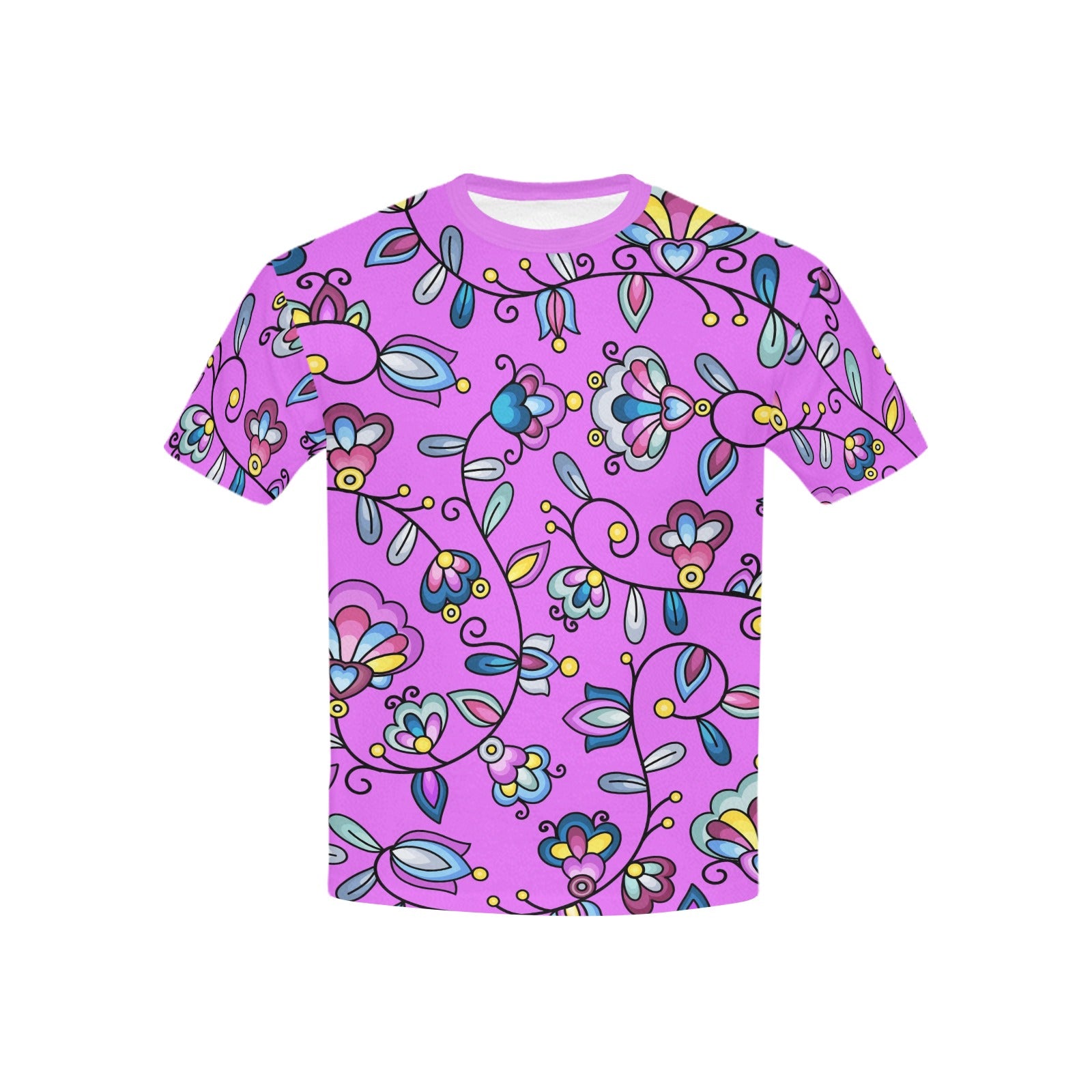 Autumn Bundle Blessing Purple Kids' T-shirt (USA Size)