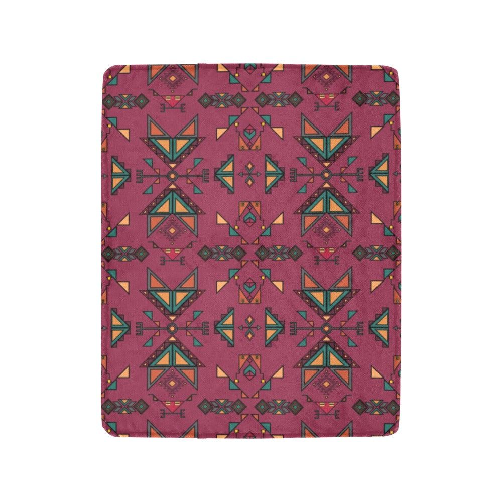 Arrow dawn Maroon Ultra-Soft Micro Fleece Blanket 40"x50"