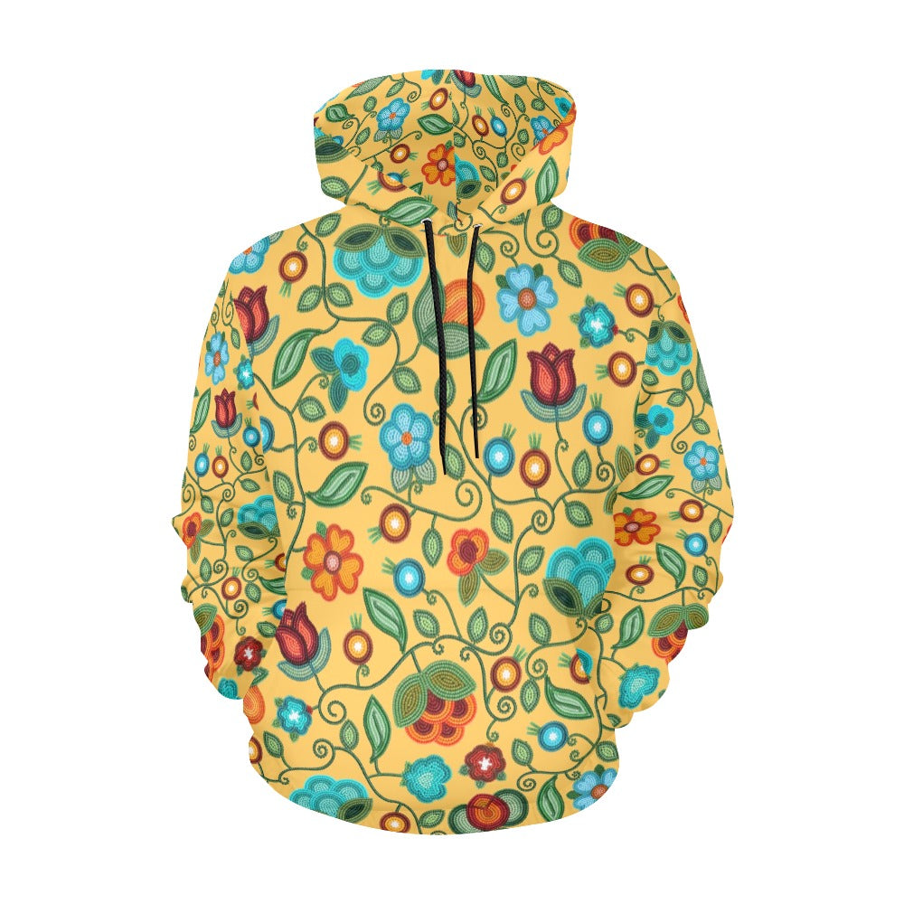 Prairie Fire Petals Honey Hoodie for Men (USA Size)