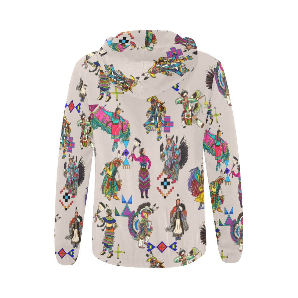 Grand Entry Dancers Muslin Full Zip Hoodie for Women