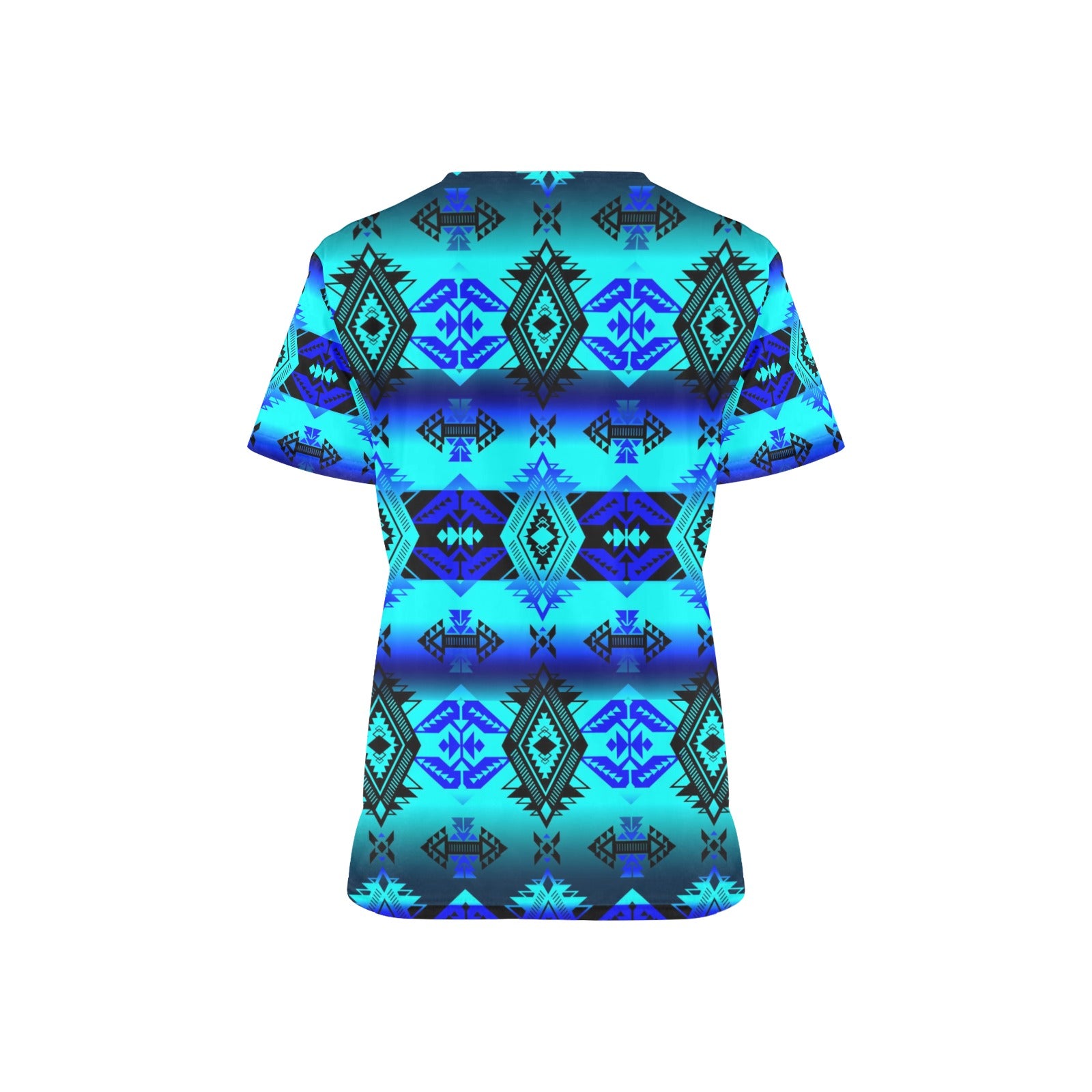 Sovereign Nation Midnight Scrub Top