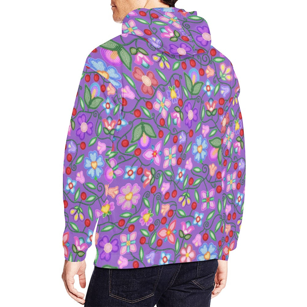 Petal Harmony Lavender Hoodie for Men (USA Size)