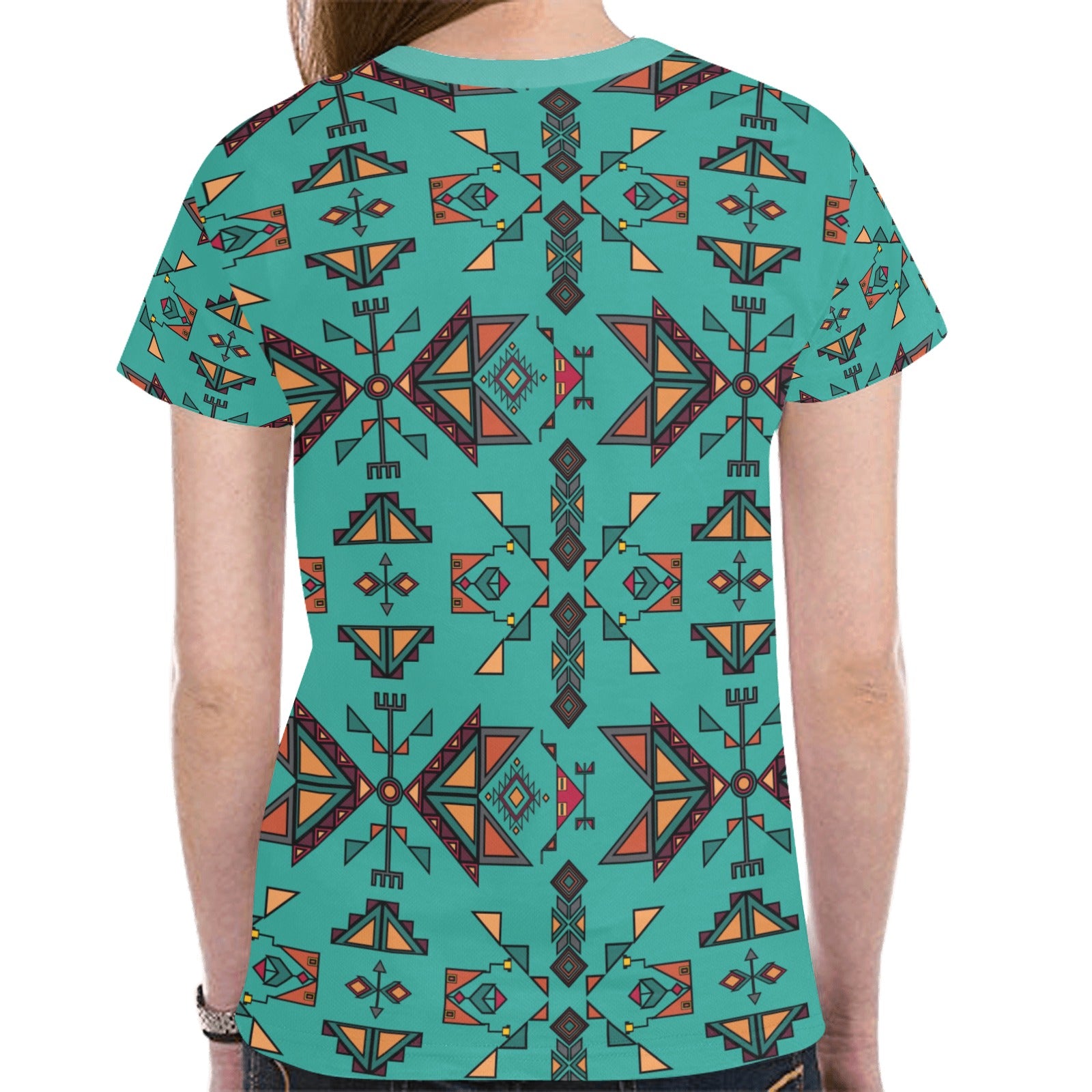Arrow Dawn Turquoise T-shirt for Women
