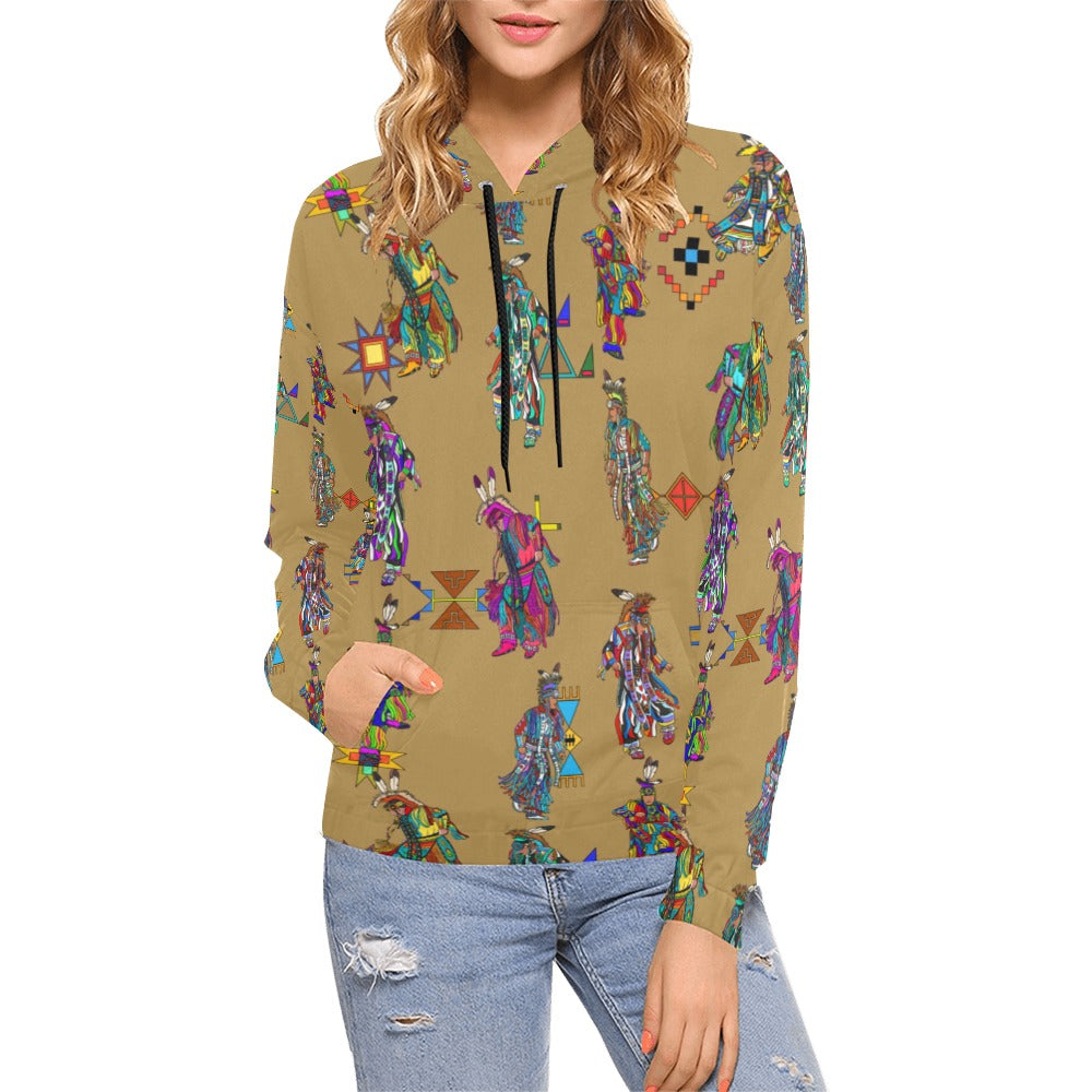Men's Grass Dancers Earth Hoodie for Women (USA Size)