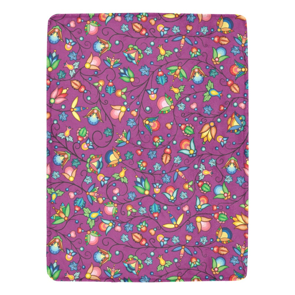 Prairie Plains Spirit Berry Soup Ultra-Soft Micro Fleece Blanket 60"x80"
