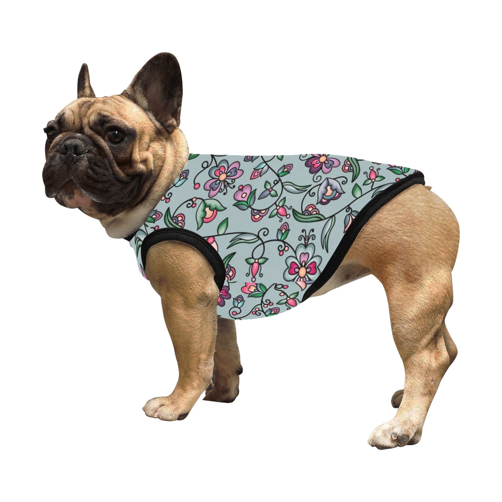 Amber Evening Garland Turquoise Pet Tank Top