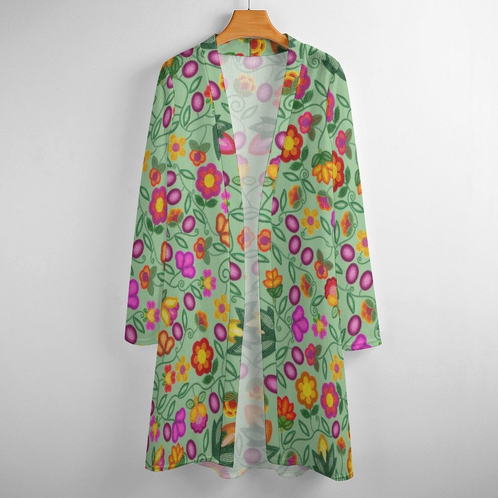 Boreal Bounty Green Cardigan