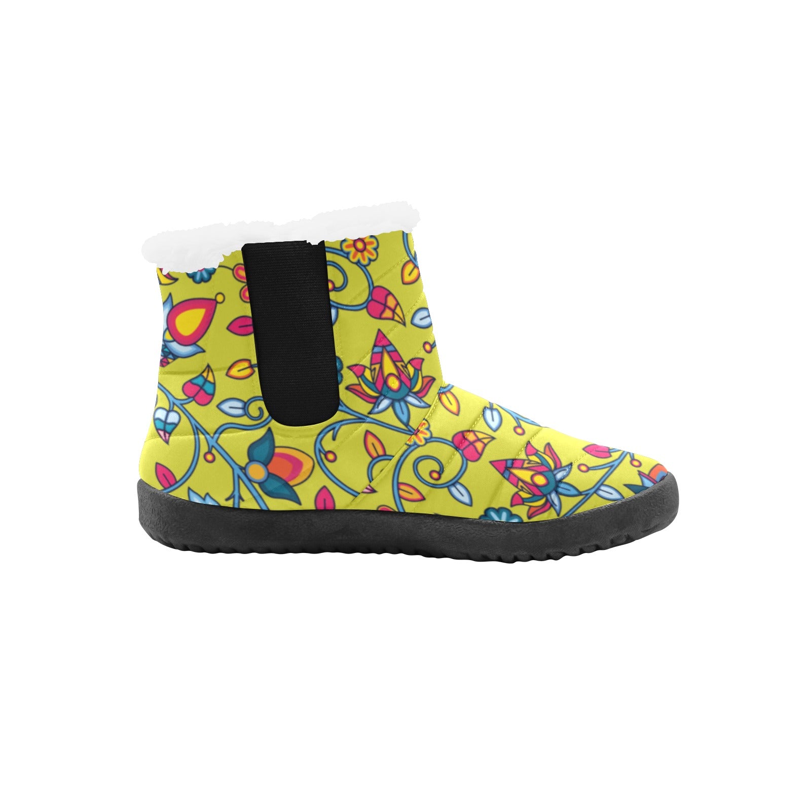 Thorny Path Yellow Women's Padded Winter Boot