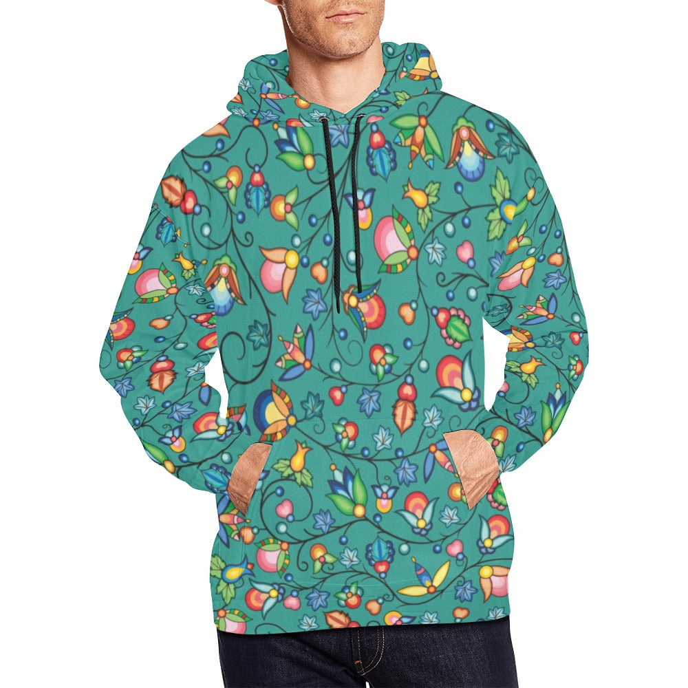 Prairie Plains Spirit Afternoon Sky Hoodie for Men (USA Size)