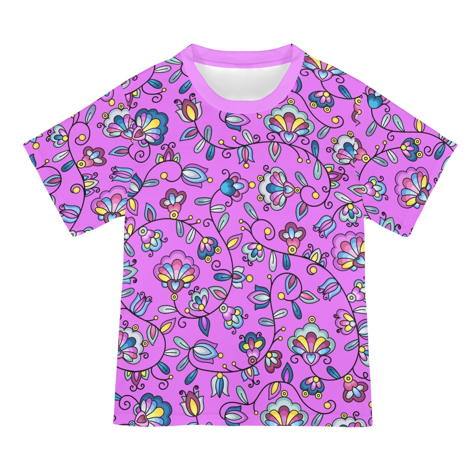 Autumn Bundle Blessing Purple T-shirt for Women
