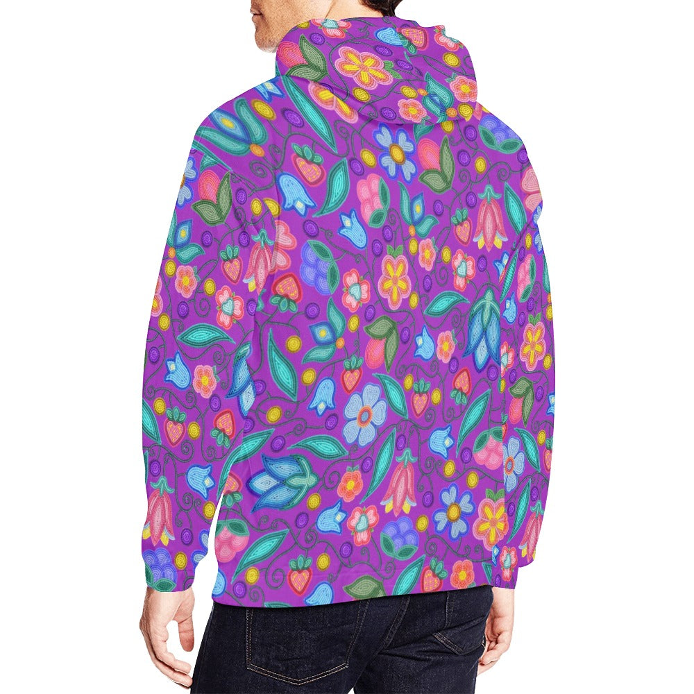 Sweet Offering Purple Hoodie for Men (USA Size)
